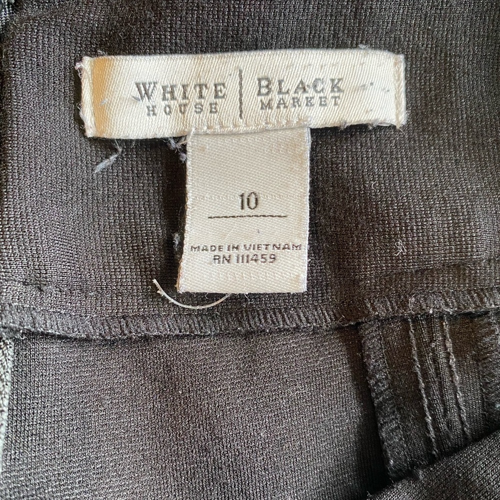 WHBM SZ 10 black skirt. - Picture 4 of 5